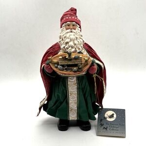 VINTAGE CLOTHTIQUE #15038 "SANTA AND THE ARK" 1995 11" FIGURINE JUDITH GRIFFITH